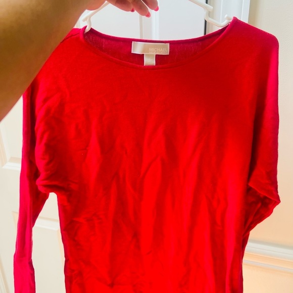 Michael Kors Cherry Red Sweater size small - Picture 3 of 4